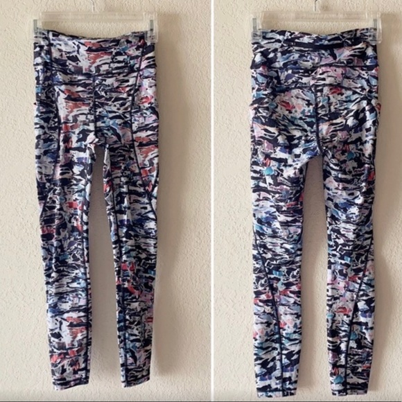 Lululemon Break Free High Culture Clash Leggings - Picture 2 of 9